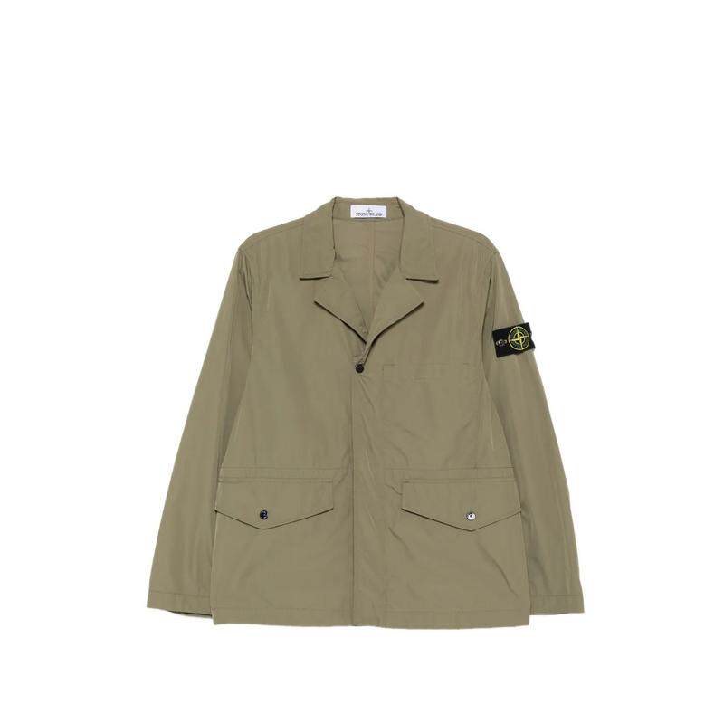 Stone Island 石头岛 男士 SS26 外套 军装风聚酯西装