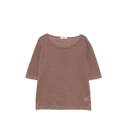 Base Milano 女士 SS26 毛衣 基础款棕色毛线衫