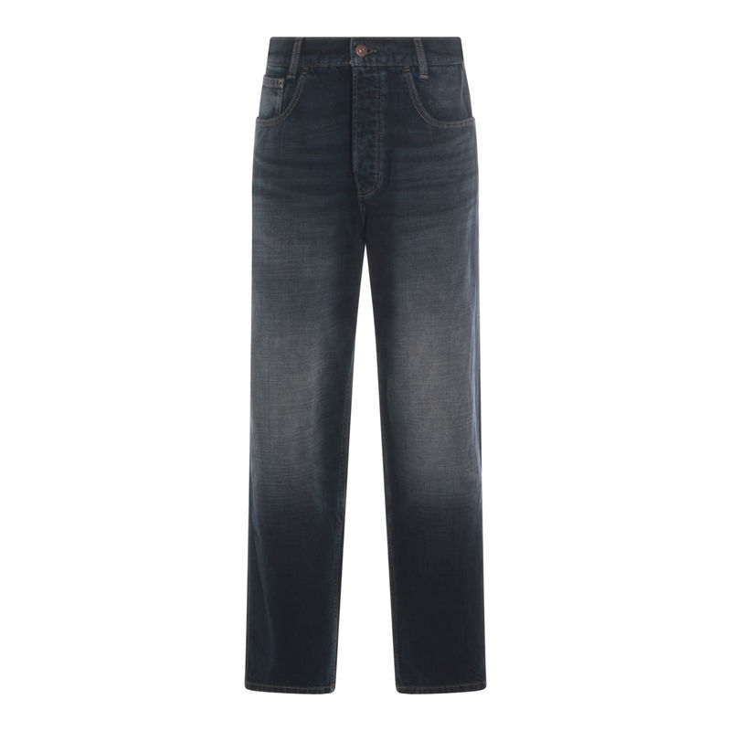 AYA MUSE 女士 秋冬新品 牛仔长裤 黑色棉质牛仔裤