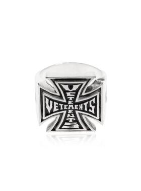 Vetements 维特萌 中性（成人） SS26 戒指 Vetements 徽标细节