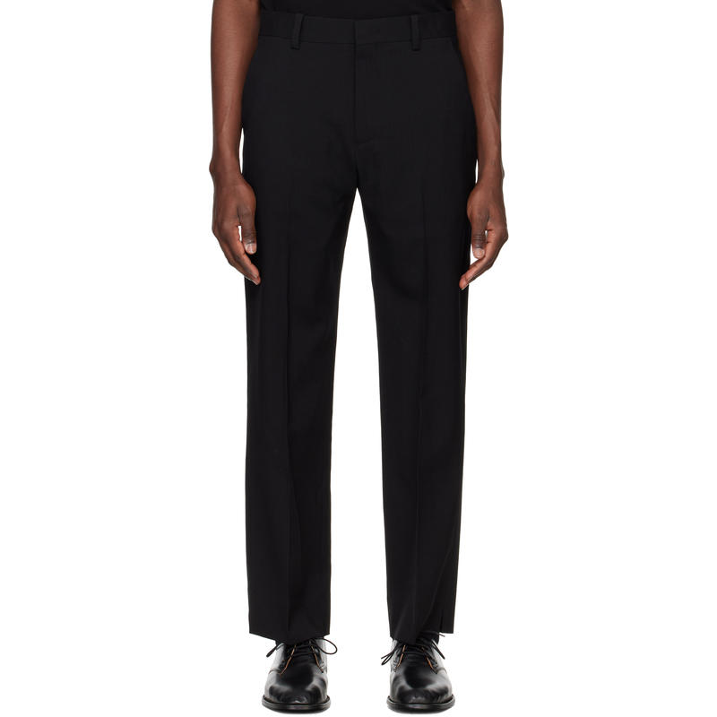 Solid Homme 男士 长裤 黑色长裤