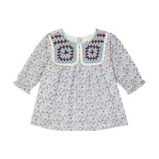 Louise Misha 婴儿 连衣裙 Warise 花朵棉质童装