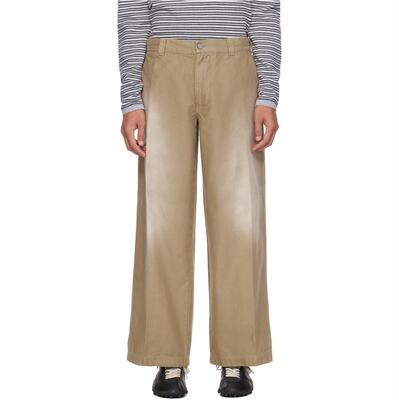 ERL 男士 长裤 驼色 Chino Woven