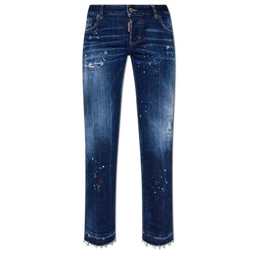 DSquared2 女士 FW25 牛仔长裤 腰带袢牛仔裤