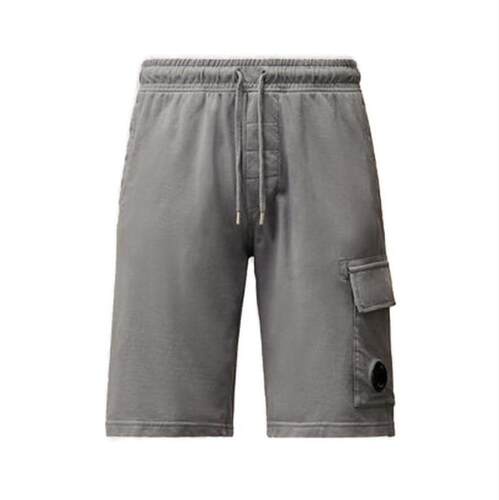 C.P. Company 男士 SS25 短裤 镜片细节抽绳抓绒工装