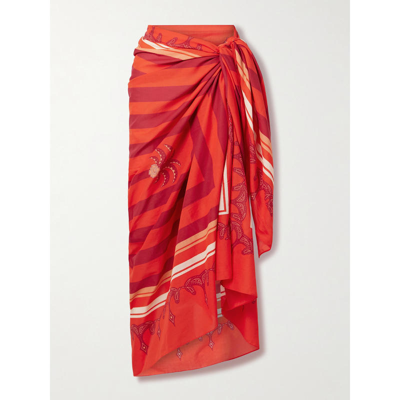 Johanna Ortiz 女士 罩衫 pareo 印花有机棉纱罩衫