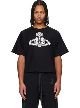 Vivienne Westwood 西太后 男士 T恤 黑色 Paris Orb Box