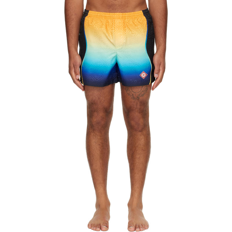 Casablanca 男士 泳裤 多色 Gradient Jacquard 泳裤