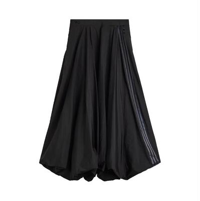 Y-3 女士 FW26 半身裙 GRADIENT 3 STRIPES NYLON BALLOON SKIRT