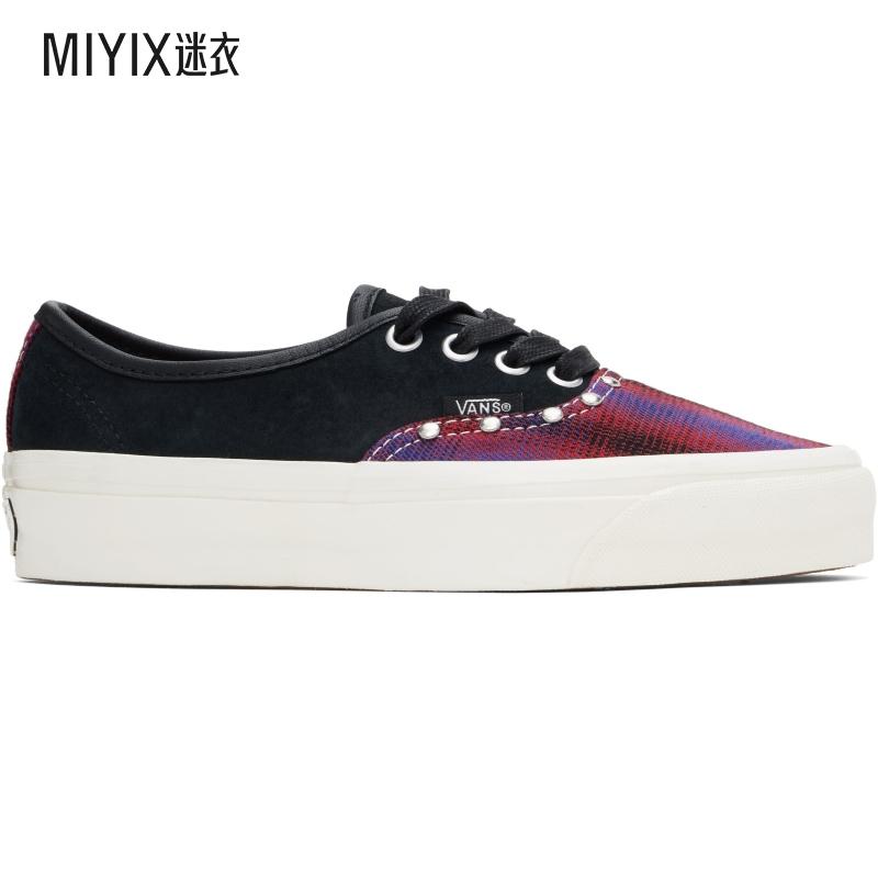 Vans范斯 女士黑色 & 紫色 LX Authentic Reissue 44 运动鞋 迷衣