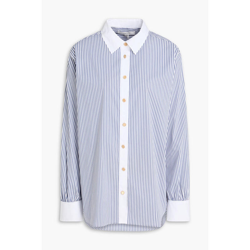 FRAME 女士 上衣 条纹棉混纺青年布衬衫