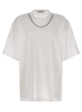 Ambush 男士 FW24 T恤 白色 Ballchain T 恤