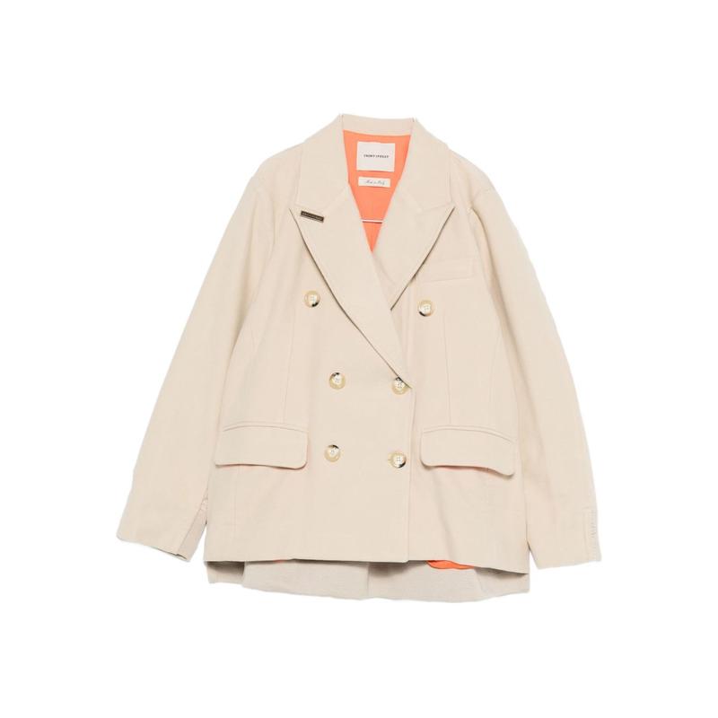 FRONT STREET 8 女士 FW25 夹克 Front 街头风格浅褐色夹克