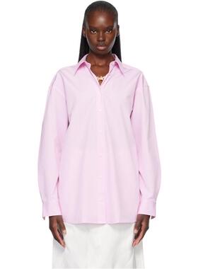 Totême 女士 衬衫 粉色  白色 Classic Tumbled Striped