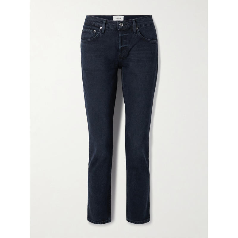 AGOLDE 女士 26春新品 牛仔长裤 鸡尾酒及踝中腰细脚牛仔裤