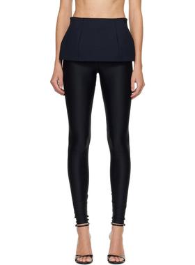 Diesel 女士 运动紧身裤 黑色 P-Hour-Bond 紧身裤