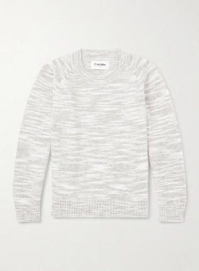 Corridor 男士 SS26 毛衣 间隔染色纱羊驼毛皮玛棉棉混纺毛衣