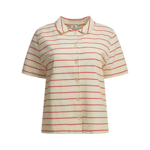 Ines De La Fressange Paris 女士 SS26 衬衫 粉色有机棉