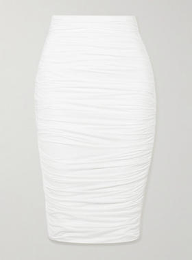 Maygel Coronel 女士 中长裙 Dasos 褶皱弹性针织中长半身裙