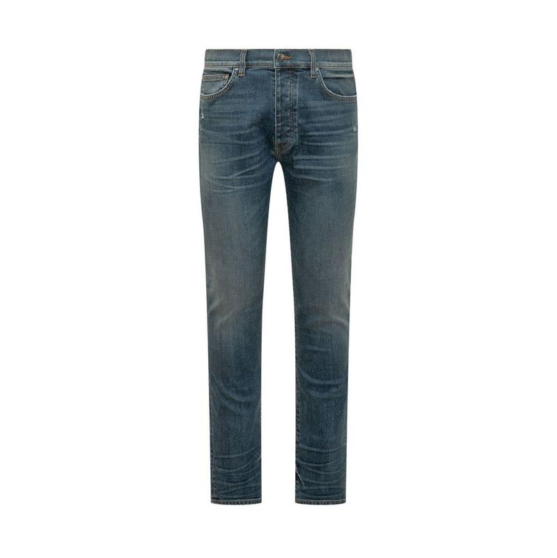 Amiri 埃米尔 男士 SS26 牛仔长裤 Stack 紧身牛仔裤