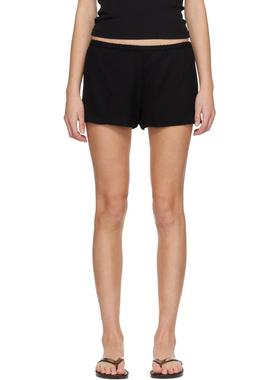 Matteau 女士 短裤 黑色 Fluid Mini 短裤