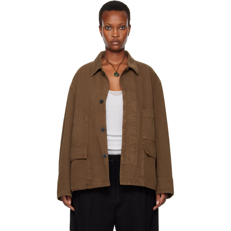 LE17SEPTEMBRE 女士 夹克 棕色 Field 牛仔夹克