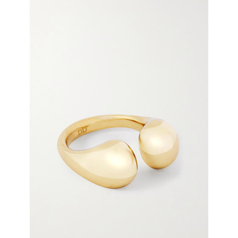 Dinosaur Designs 女士 CO 戒指 Sprout 镀金戒指