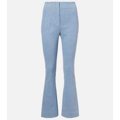 Veronica Beard 女士 牛仔长裤 Hawthorne 喇叭牛仔裤