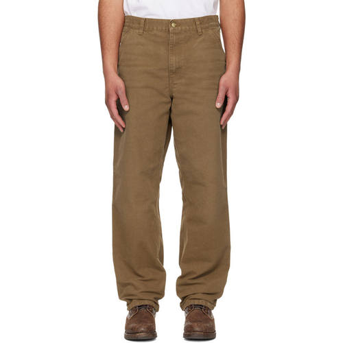 Carhartt WIP 卡哈特 男士 长裤 黄褐色 Single Knee