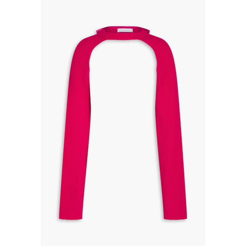 Helmut Lang 女士 针织衫 罗纹棉混纺短外套