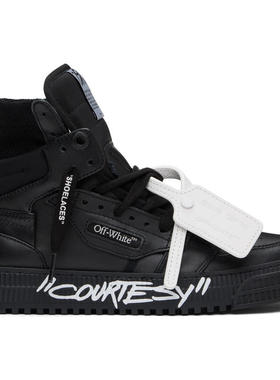 Off-White 男士 运动鞋 黑色 3.0 Off Court Courtesy 高帮运动鞋