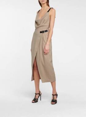 Altuzarra 女士 背心 Zaria 亚麻混纺吊带背心