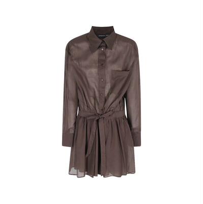Federica Tosi 女士 SS26 中长连衣裙 棕色连衣裙