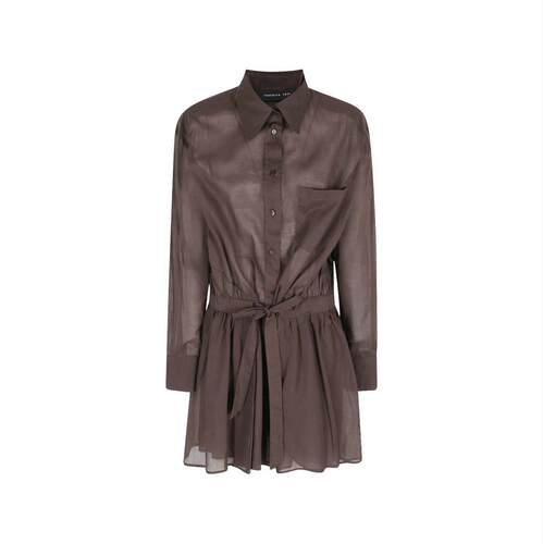 Federica Tosi 女士 SS26 中长连衣裙 棕色连衣裙