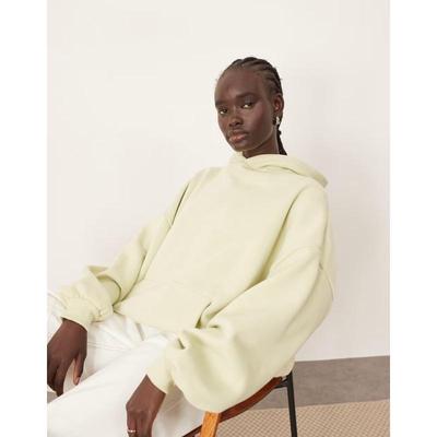 ARRANGE 女士 卫衣 premium 宽松款重身连帽衫(pistachio)