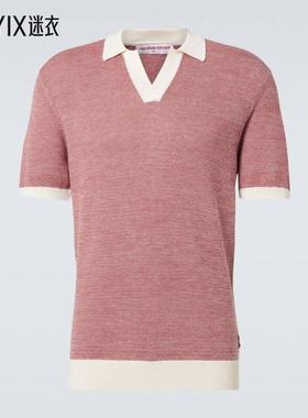 Orlebar Brown男士Horton 羊毛棉质Polo毛衣 迷衣时尚