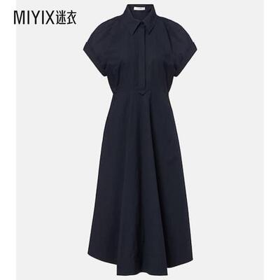 Dorothee Schumacher 女款Power 府绸棉混纺衬衫式连衣裙 迷衣时