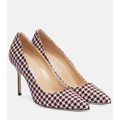 Manolo Blahnik 女士 高跟鞋 BB 90 犬牙织纹浅口鞋