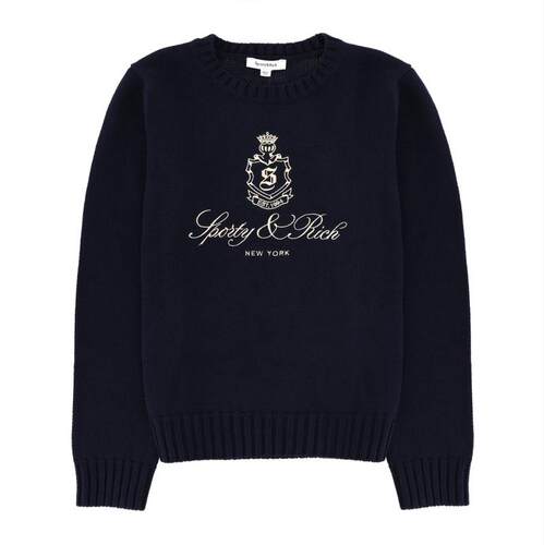 Sporty  Rich 中性（成人） FW25 毛衣 带Logo毛线衫