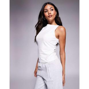 背心 女士 Fuller 设计胸部高领背心 ASOS 白色 DESIGN