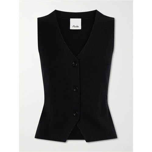 Allude 女士 SS26 开衫 羊毛背心