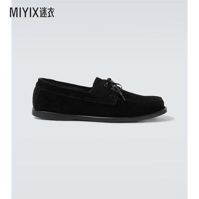 SAMAN AMEL 男款City 莫卡辛绒面革船鞋 迷衣时尚