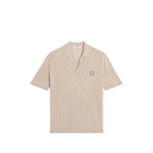 Maison Kitsuné 男士 SS26 POLO衫 亚麻棉质短袖