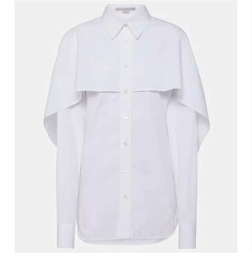 Stella Mccartney 斯特拉·麦卡特尼 女士 衬衫 披肩棉质衫