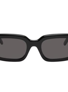 Loewe 男士 太阳镜 黑色 Rectangular Slim 太阳镜