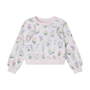 Molo 女童 卫衣 Mabel 花朵棉混纺运动衫童装