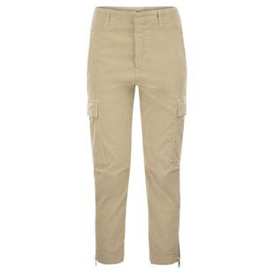 Eve DONDUP 长裤 FW24 天鵝絨工裝褲 女士