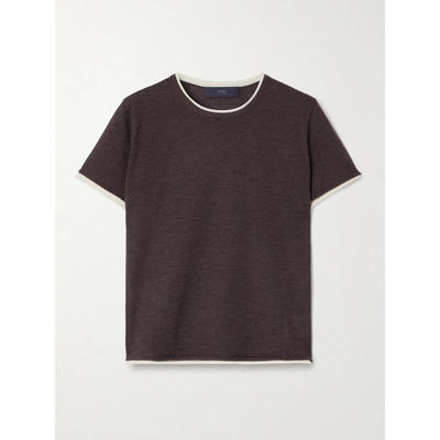 Arch4 女士 SS26 毛衣 Selcombe two-tone 层叠感有机羊绒上衣