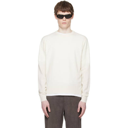Entire Studios 男士 毛衣 白色 Knit Crewneck