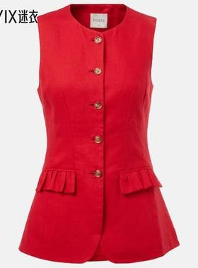 Posse 女款Matilda 亚麻背心 迷衣时尚